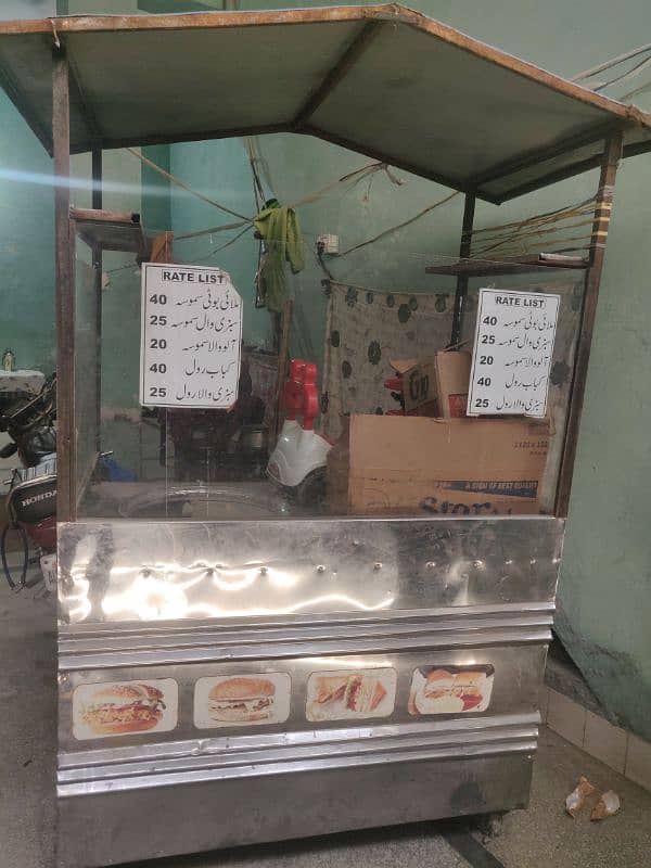 Burger & Shawarma Counter+ frier 0