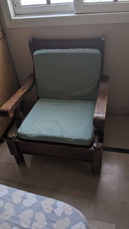 sofa set (one is 3 seater and two 1+1 seater) 1