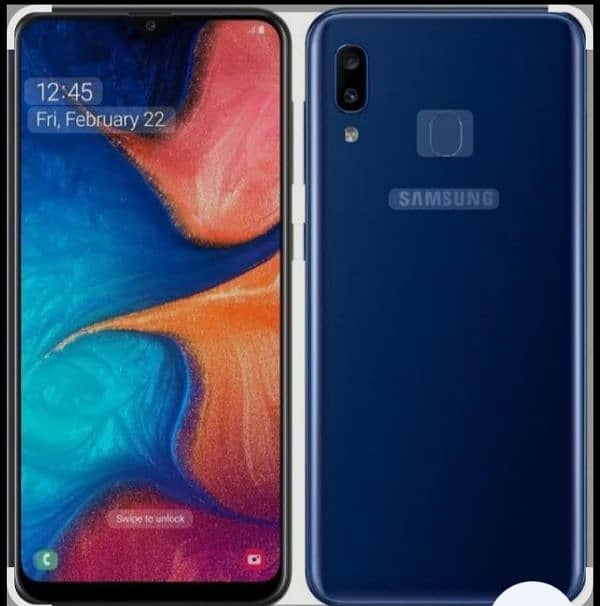 Samsung mobile phone A20 0