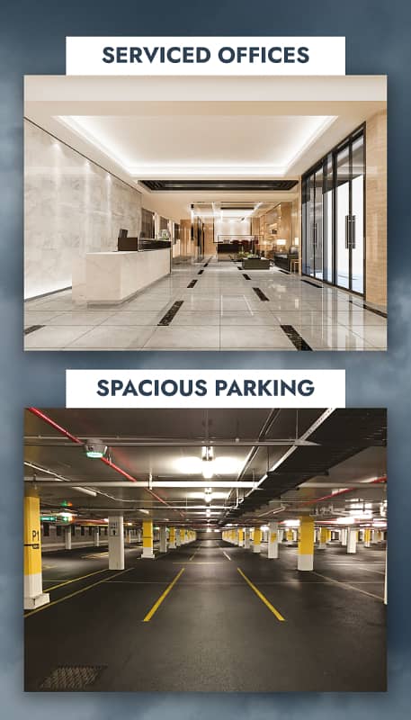 Building Completed (Gray Structure) Offices for Sale on Installments | Near Emporium Mall & Expo Center Lahore 2