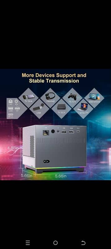 XNANO 8K DECODE PROJECTER LOW NOSIE 0