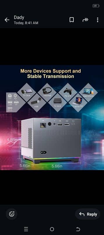XNANO 8K DECODE PROJECTER LOW NOSIE 4