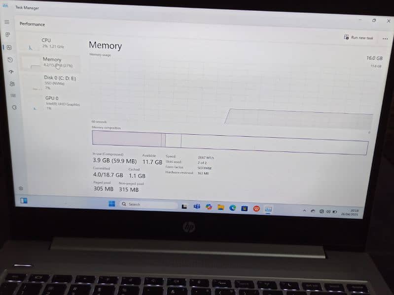 Hp ProBook  G7 core i7 10 generation 5
