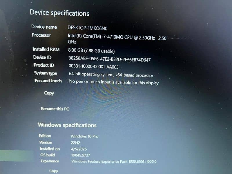 Lenovo Workstation W541 For Editing and gaming• 3