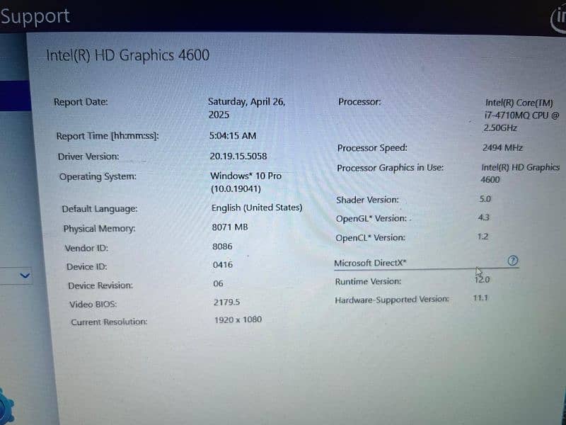 Lenovo Workstation W541 For Editing and gaming• 4