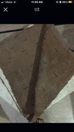 Brown colour carpet for sale in good condition urgent sale