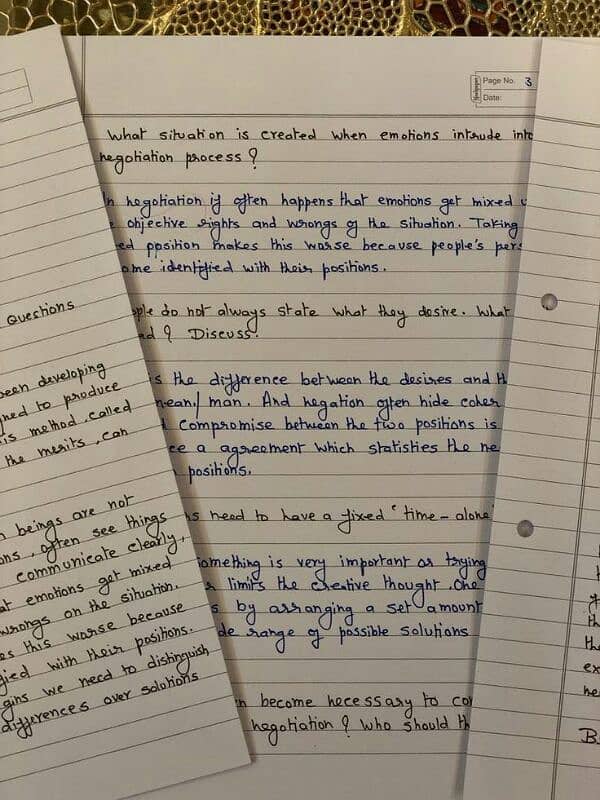 contant writing 3