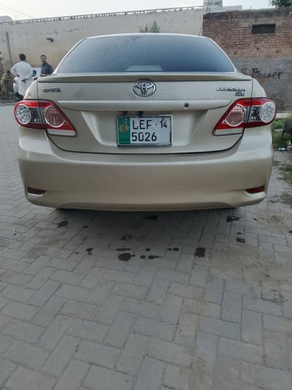Toyota Corolla XLI 2012 6