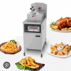 Broast machine pressure fryer digital with oil filtration machine