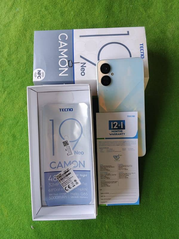 Tecno Camon 19 Neo with complete Accessories 0