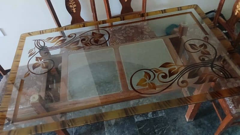 Glass Dining Table Six Person 3