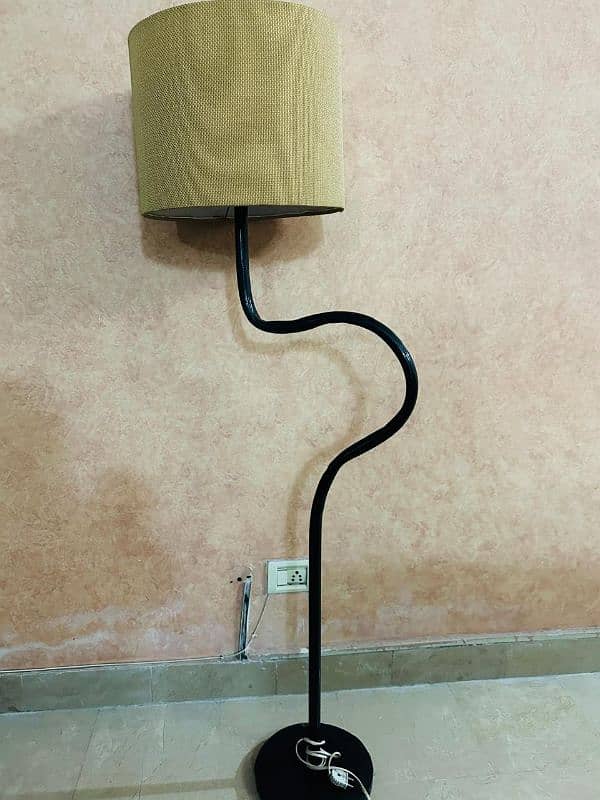 Standing Wrought Iron Lamp 1