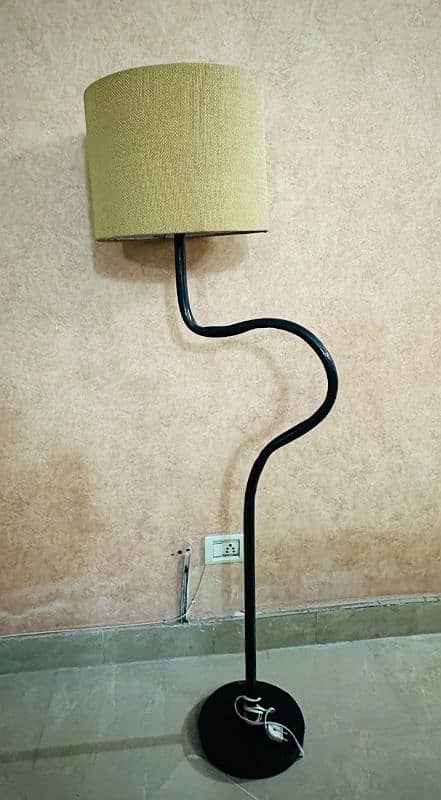 Standing Wrought Iron Lamp 2