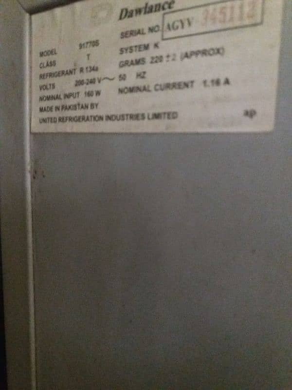 Jambo Size Dawalance Refrigerator 100% OK. Just like a New 4