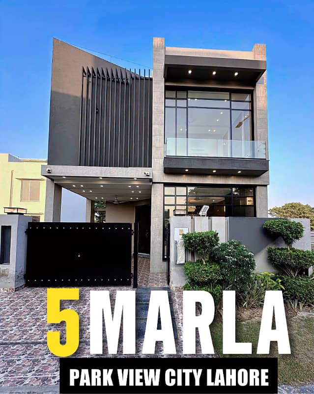 3 Years Installment Plan Luxury 5 Marla Brand New House In Park View City Lahore 0