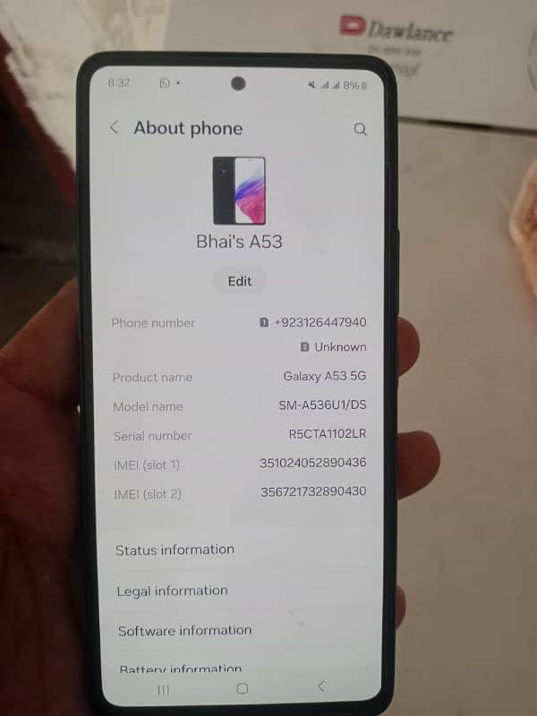 sale&exchange  Samsung A53 5G for sale and exchange 0