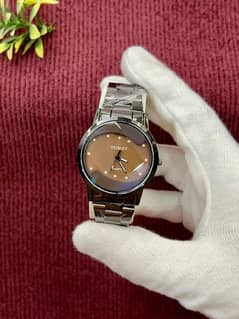 Men's Quartz Chain Strap Watch - 1 Pc  Black/Brown