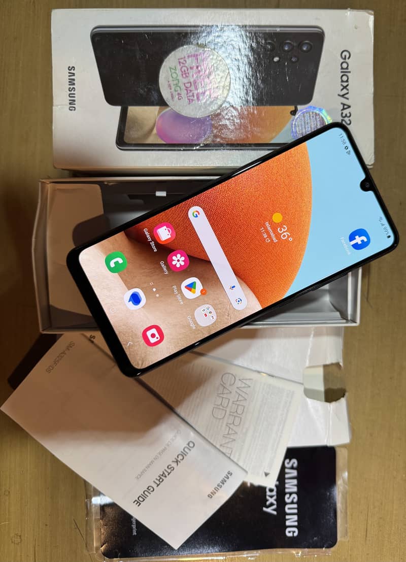 Samsung Galaxy A32 10/10 Condition 6/128 PTA Approved 1