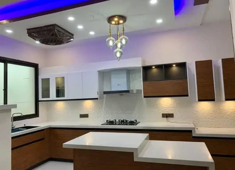 272 Square Yard Ready To Move Villa In Precinct-1 0.5 Km From Main Entrance A-One Construction Standard 5 Bed Drawing Dining Lounge 3