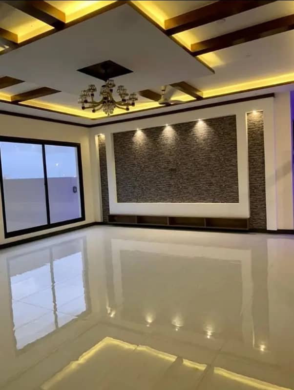 272 Square Yard Ready To Move Villa In Precinct-1 0.5 Km From Main Entrance A-One Construction Standard 5 Bed Drawing Dining Lounge 4