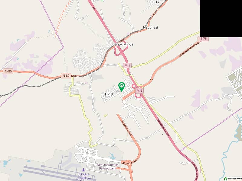 Front Back open 30*60 Plot For Sale In Mumtaz City 50 feet road in Jehlum block 0