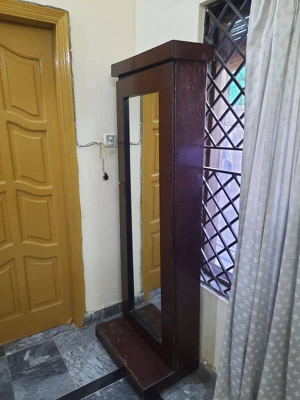 Dressing Mirror (full length) with  shelves for storage 0