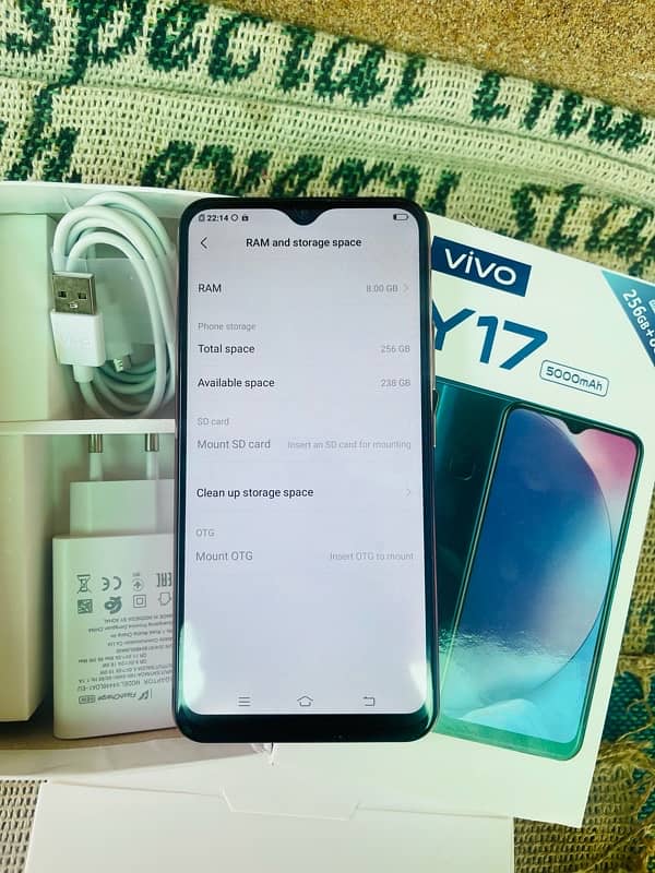 Vivo Y17 {8gb/256gb} urgent Sale 2