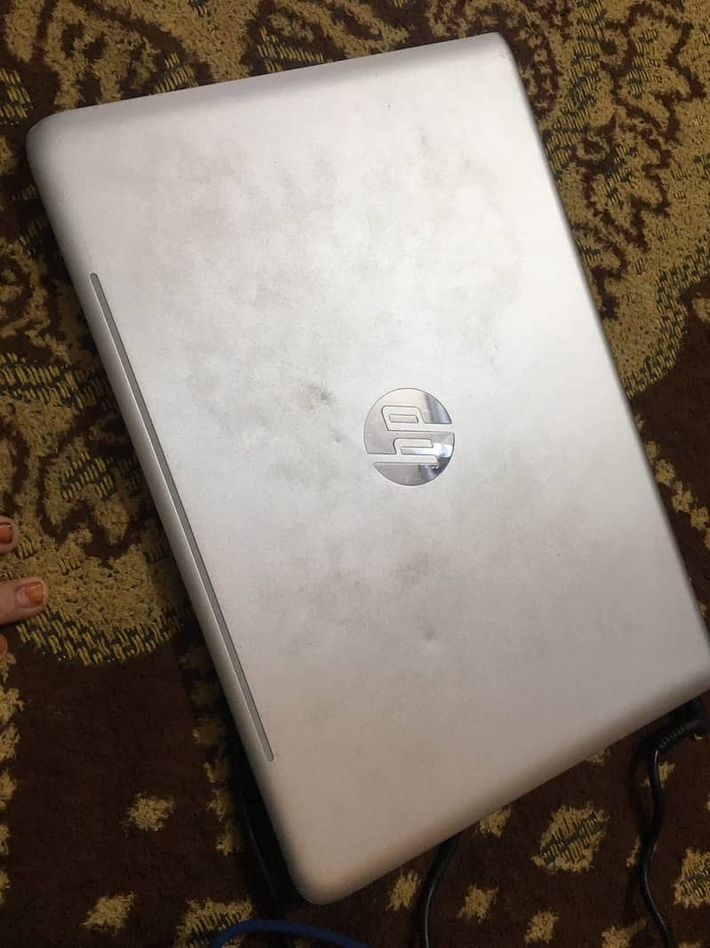 The laptop in the image is an HP Envy series model 0