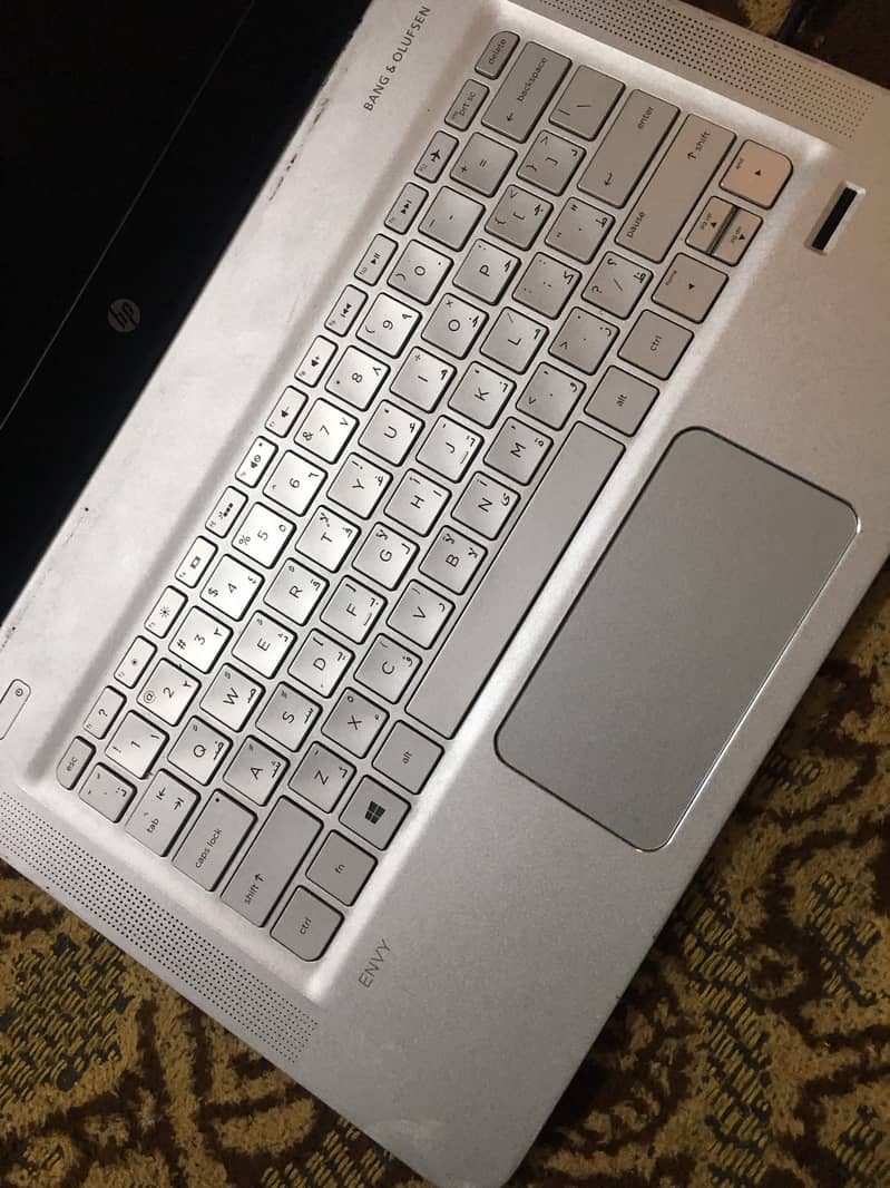 The laptop in the image is an HP Envy series model 4