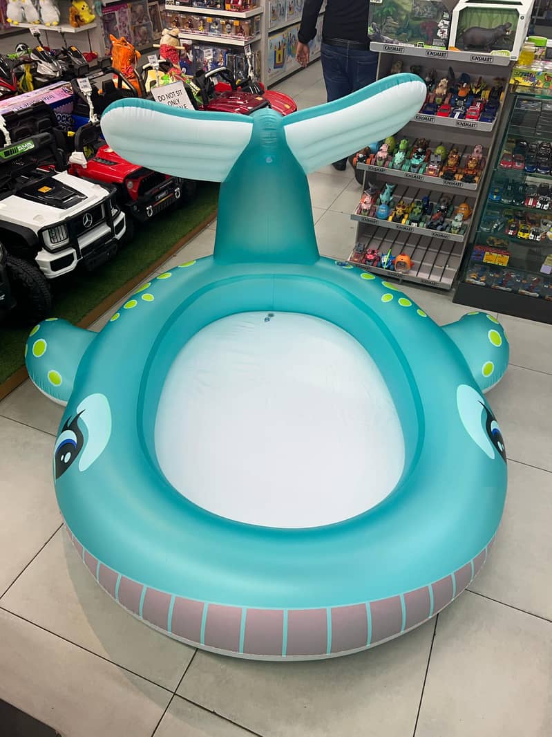 Intex Whale Kids swimming pool with Intex Quick III pump 0
