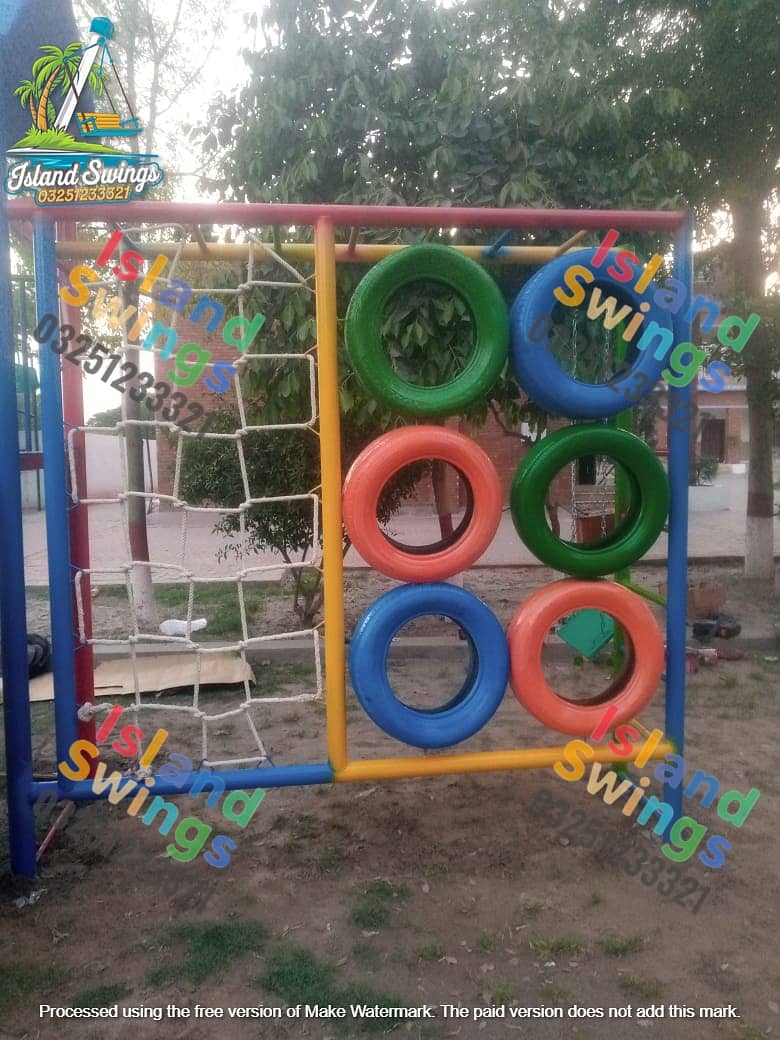 kids Slide/Swings/jhula/Spring rider/jungle gym/gazebo/bar / Island 1