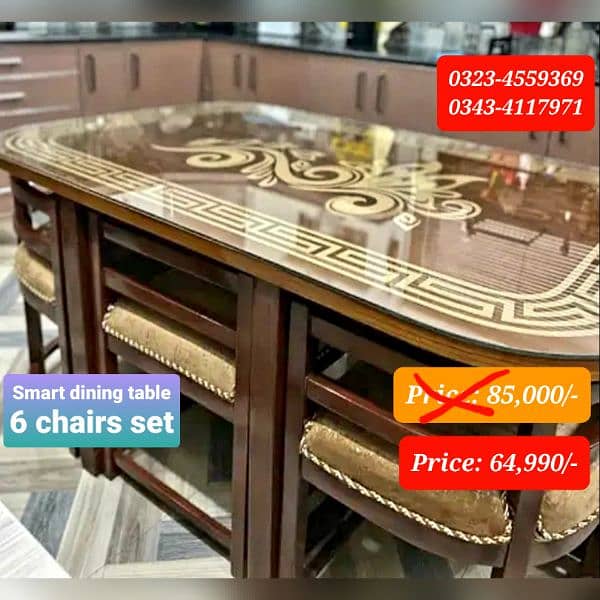 Dining table / Smart dining table / round table dining set / table 18