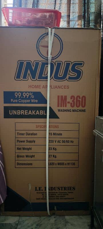 Indus washing machine plastic body ( IM-360) 3