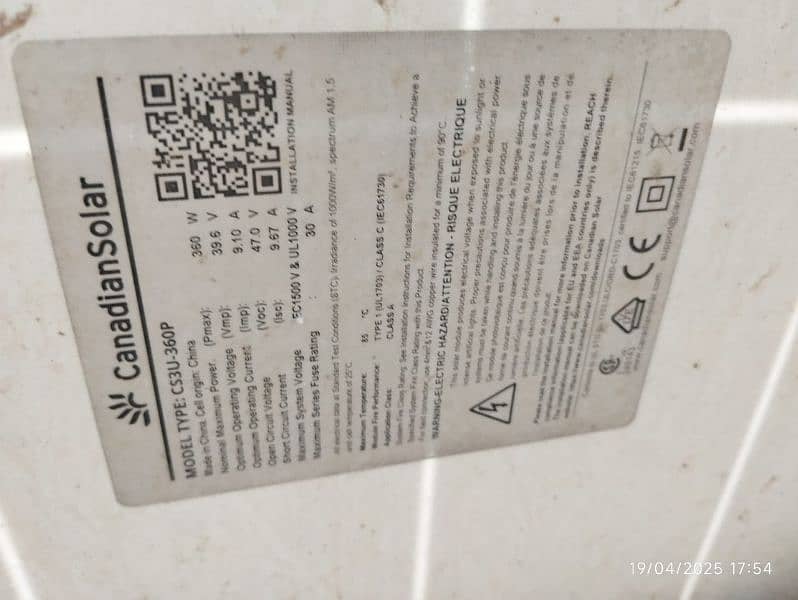 Solar Inverter 3.6KW & 6 Plates 360W 4