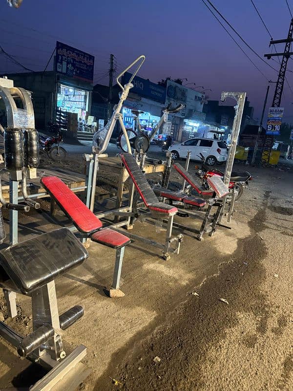 BENCH PRESS / HOME GYM / TREADMILL / DUMBELLS / PLATES /RODS/SPIN BIKE 9