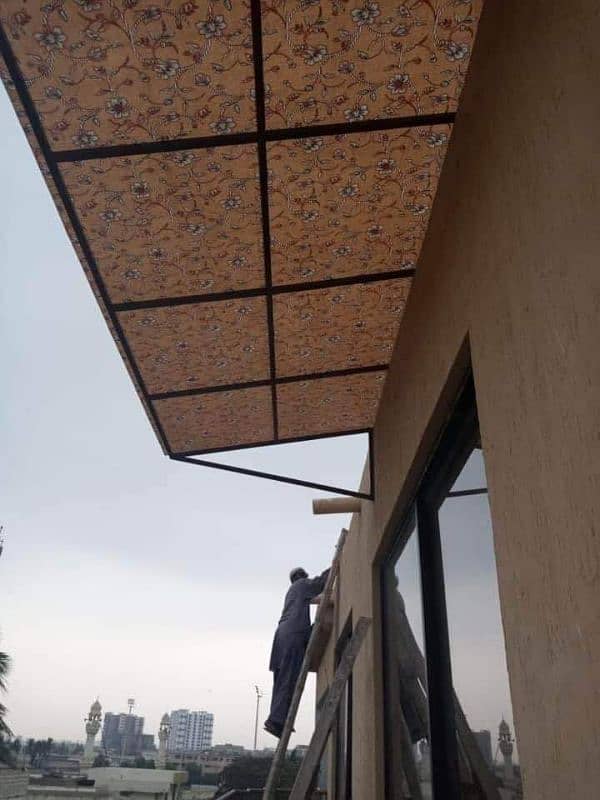 fiber shade | Fix shade | Window shade | roof shade | balcony shade 2