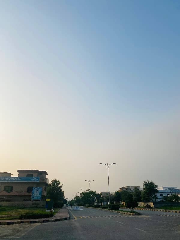 14 Marla Residential plot available for sale in F-17 telegarden Islamabad 9