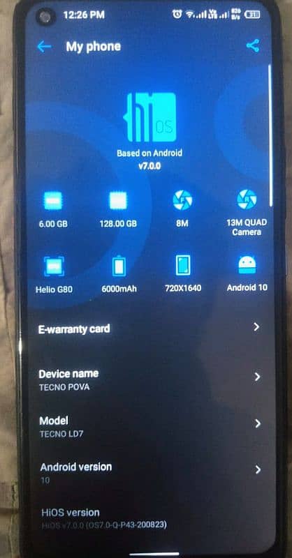 Tecno Pova ld7 2