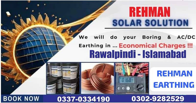 Solar Earthing And Boring o3o2. . 92.82. 529 6