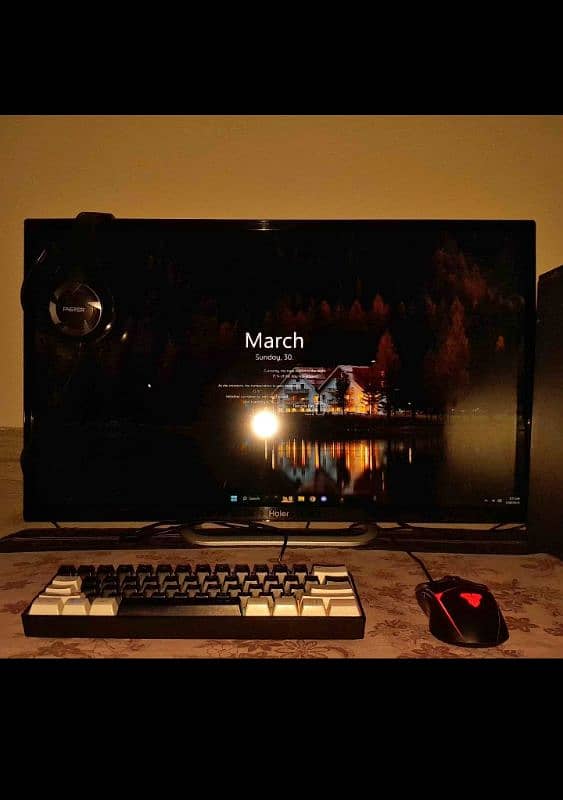 Gaming pc, intel core i7, 12gb ram, 128gb ssd, 500gb hardrive 0