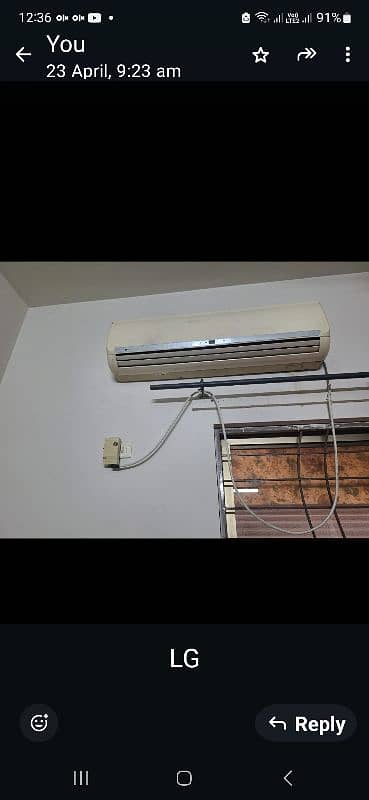 LG split ac 0