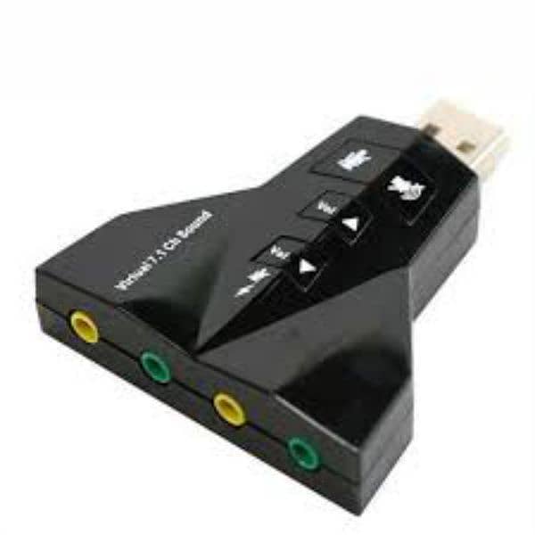 Hi-Speed USB 2.0 7.1-Channel Virtual USB 3D Stereo Audio Adapter 1