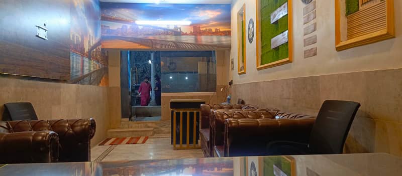 80000. shop for rent gulshan block 16. iftikhar estate 5