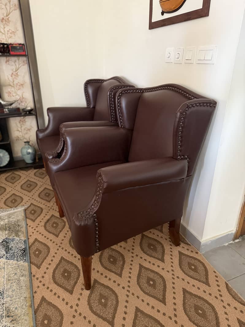 Leatherette Room Chairs 1