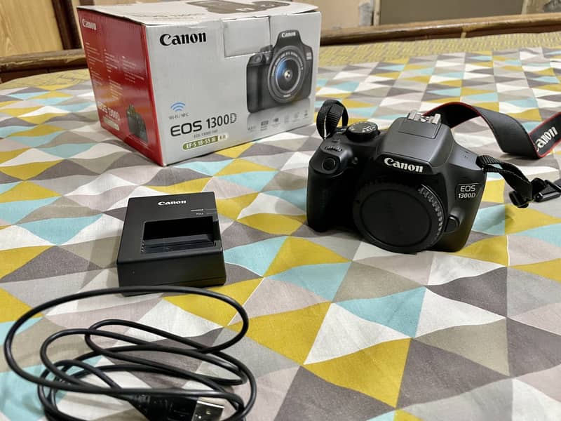 Canon 1300D DSLR with kit Lens (Almost New Condition] 3