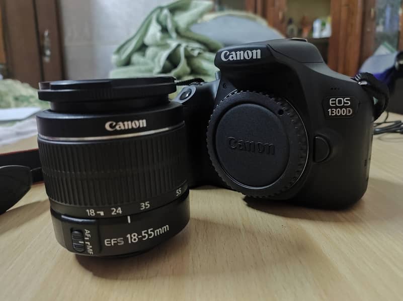 Canon 1300D DSLR with kit Lens (Almost New Condition] 2