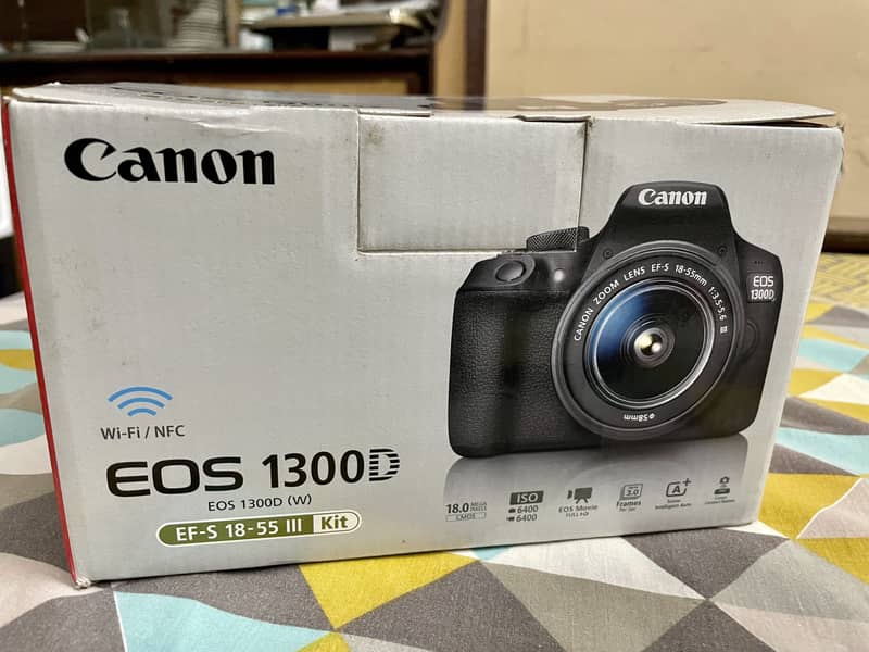 Canon 1300D DSLR with kit Lens (Almost New Condition] 13