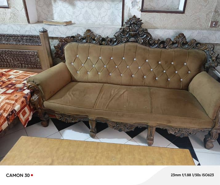 wooden sofa set 2