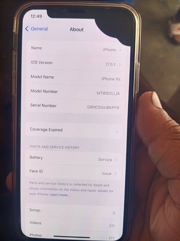 I fone Xs Mobile Non Pta 1 Doat hy our 75 Health hy 38 Hazar ka 0