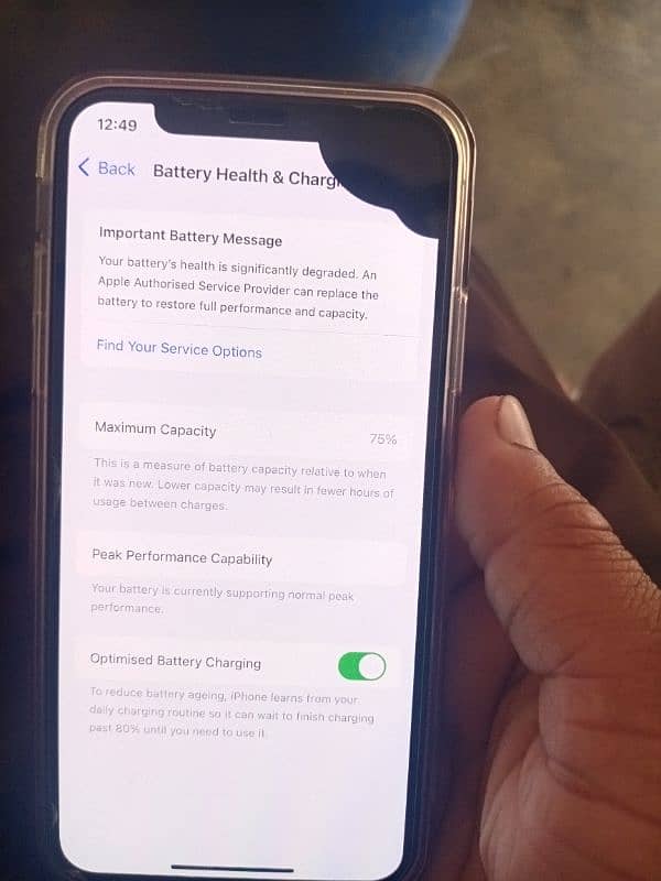I fone Xs Mobile Non Pta 1 Doat hy our 75 Health hy 38 Hazar ka 1